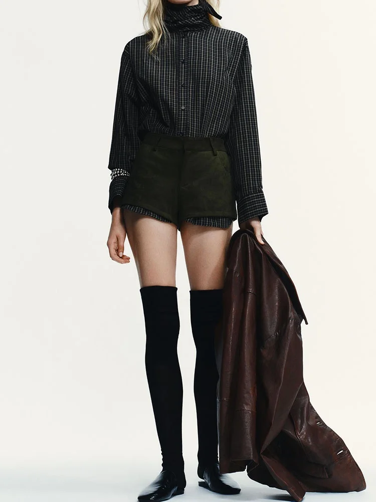 وشاح منقوش حلو أنيق irt طويل Sve وصل حديثًا لشتاء 2025 ملابس نسائية متعددة الاستخدامات بدلة Sli Tang Stage Co...