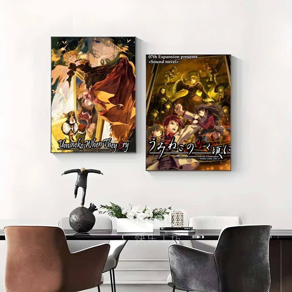 Game U-Umineko When They Cry Poster Elegant And Affordable Wall Art Stickers For Dormitory Living Room And Bedroom Spaces view 3