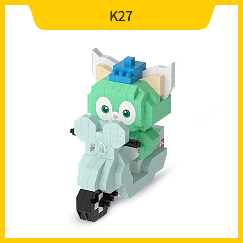 Cartoon Anime Sanrio Kawaii Kuromi Spons Kurome Blokken FunnyJoy Muis Bouwstenen Pop Speelgoed Kinderen Verjaardagscadeau