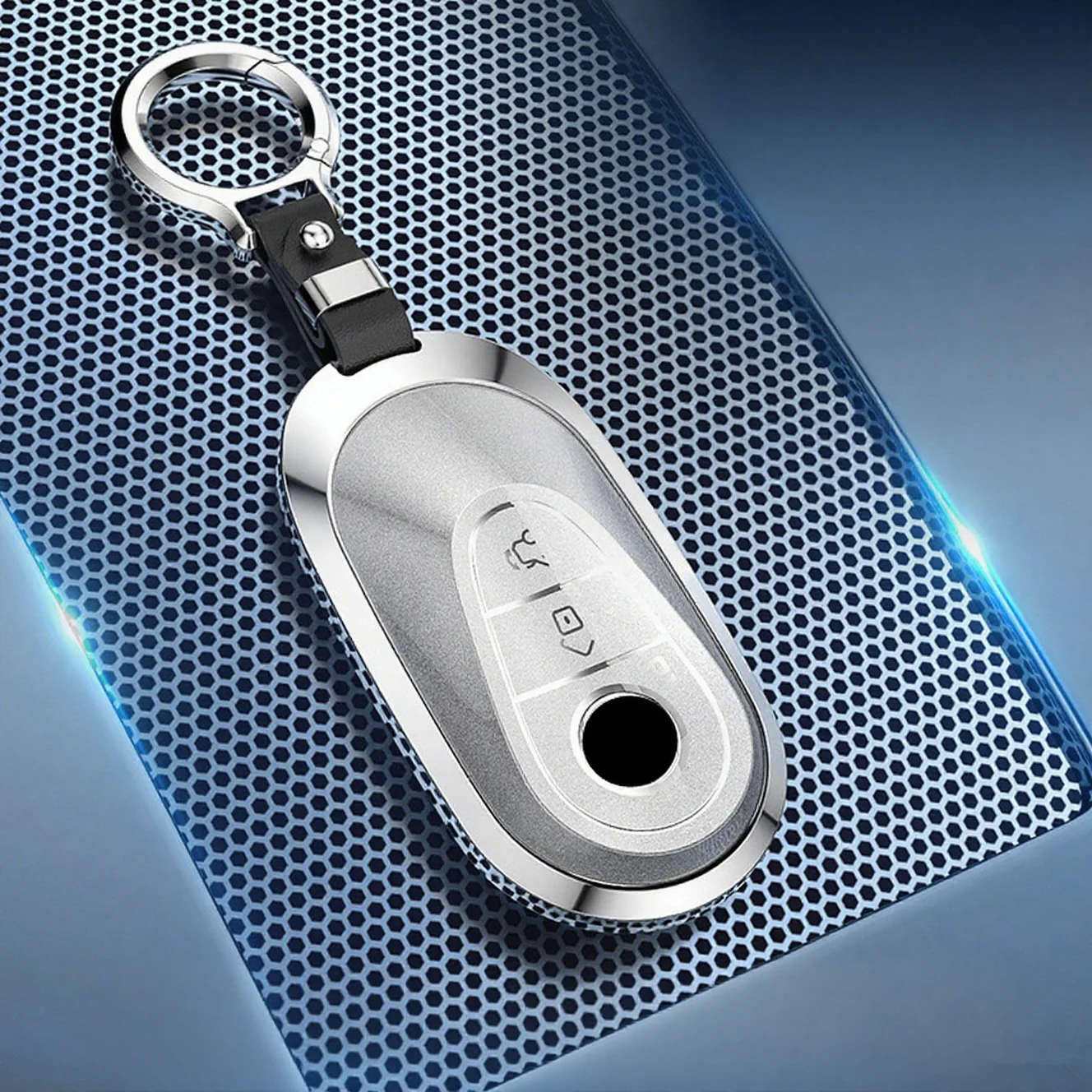 For Mercedes Benz A B C E S Class C260L S400L CLA CLS GLC GLS GLE EQE EQS Metal TPU Car Remote Key Cover Case Holder shell Fob