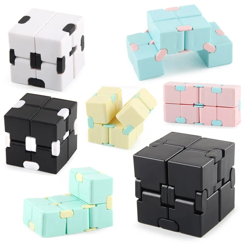 Antistress Infinite Cube Infinity Cube Office Flip Cubic Puzzle Stress Reliever Autism Toys Relax Stress Relief Toy For Adults