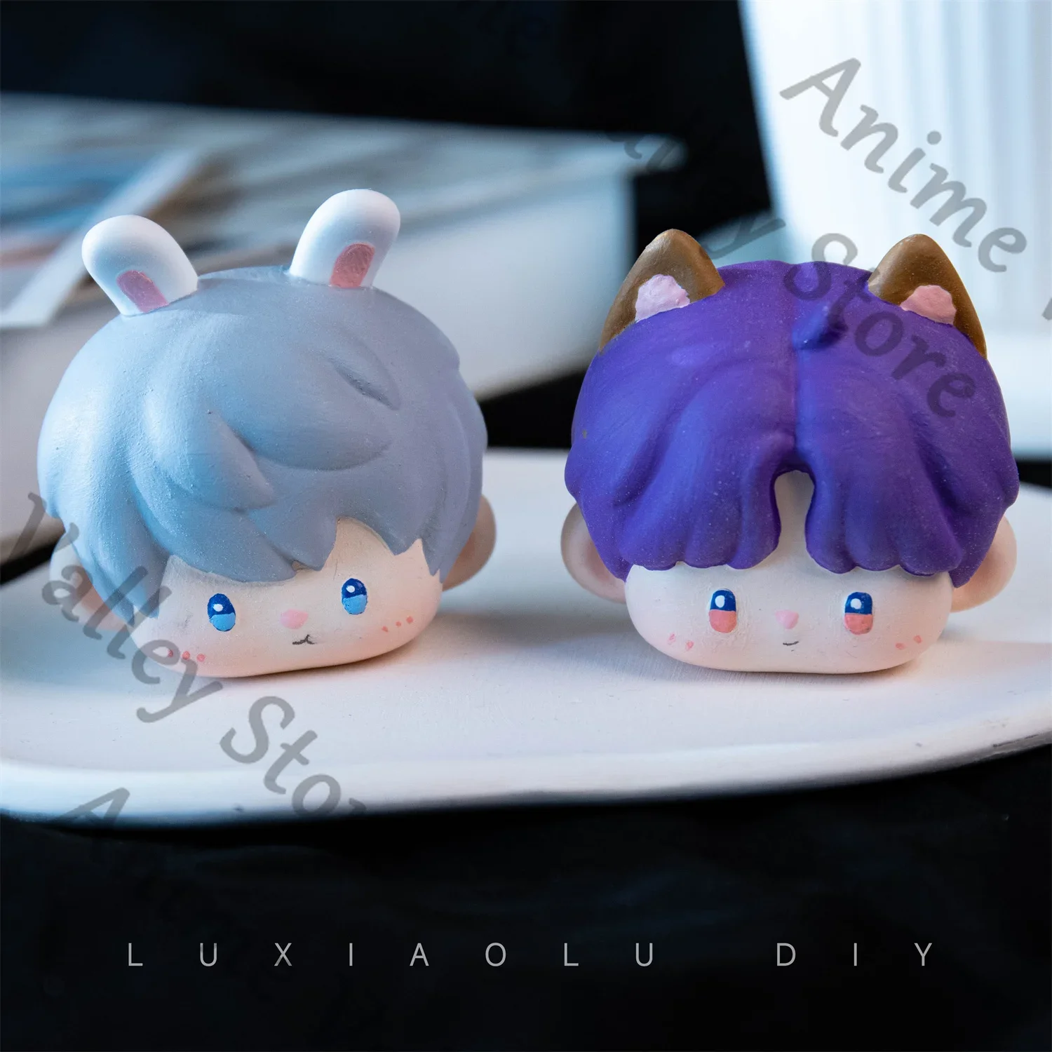 Anime Love and Deepspace Sylus Zayne Rafayel Xavier Cosplay Mobil Diffuser Kartun Buatan Tangan Aromaterapi Magnet Kulkas Menghiasi Hadiah