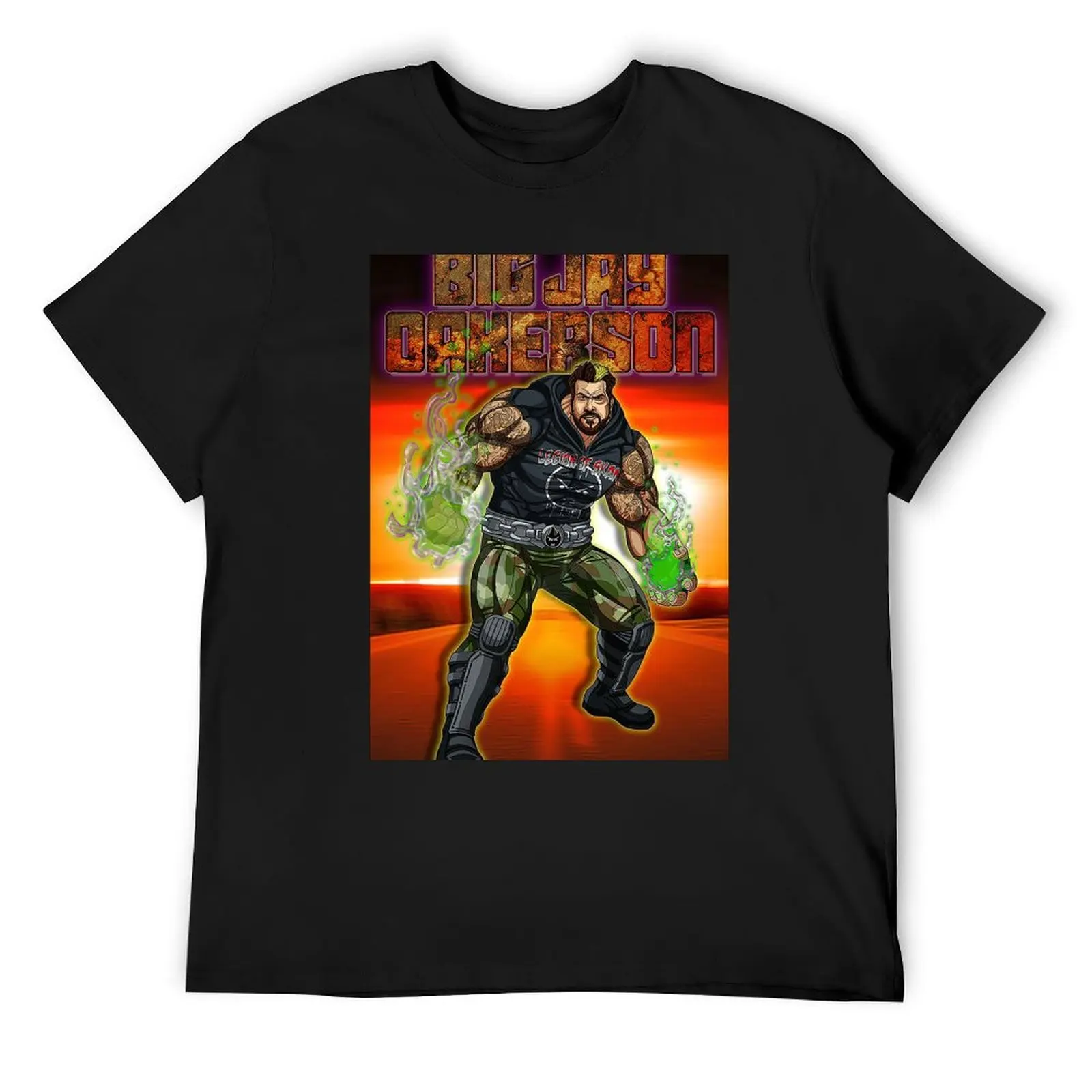 

Big Jay Oakerson Fanart T-Shirt blacks basketball graphic tees oversized t shirt T-shirts for men cotton