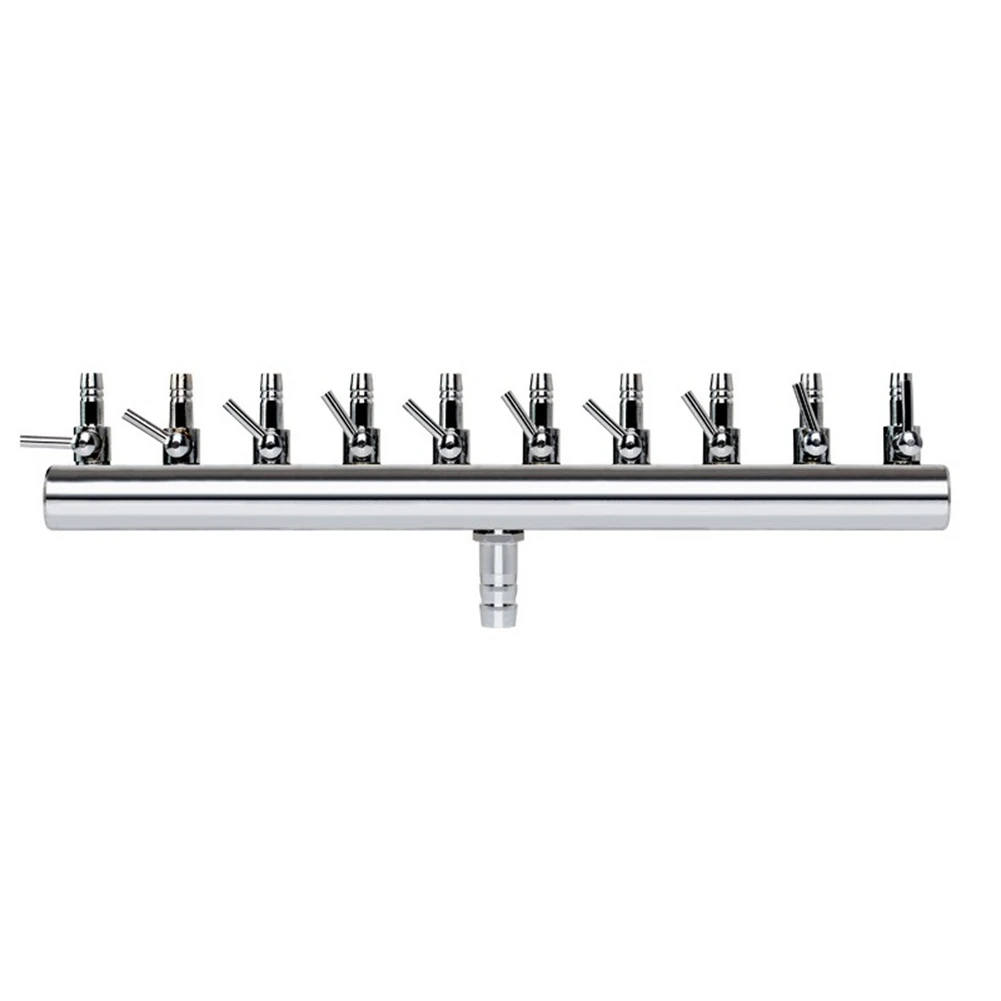 

A59T 10Way Air Splitter Valve Aquarium Fish Tank Air Pump Flow Splitter Distributor Pump Valve Tap Lever Control Switch Valve