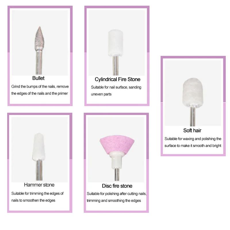 Profesjonalna elektryczna szlifierka do paznokci szlifierka Manicure materiały dla stylistów paznokci akcesoria do szlifierki do paznokci zestaw do pielęgnacji paznokci