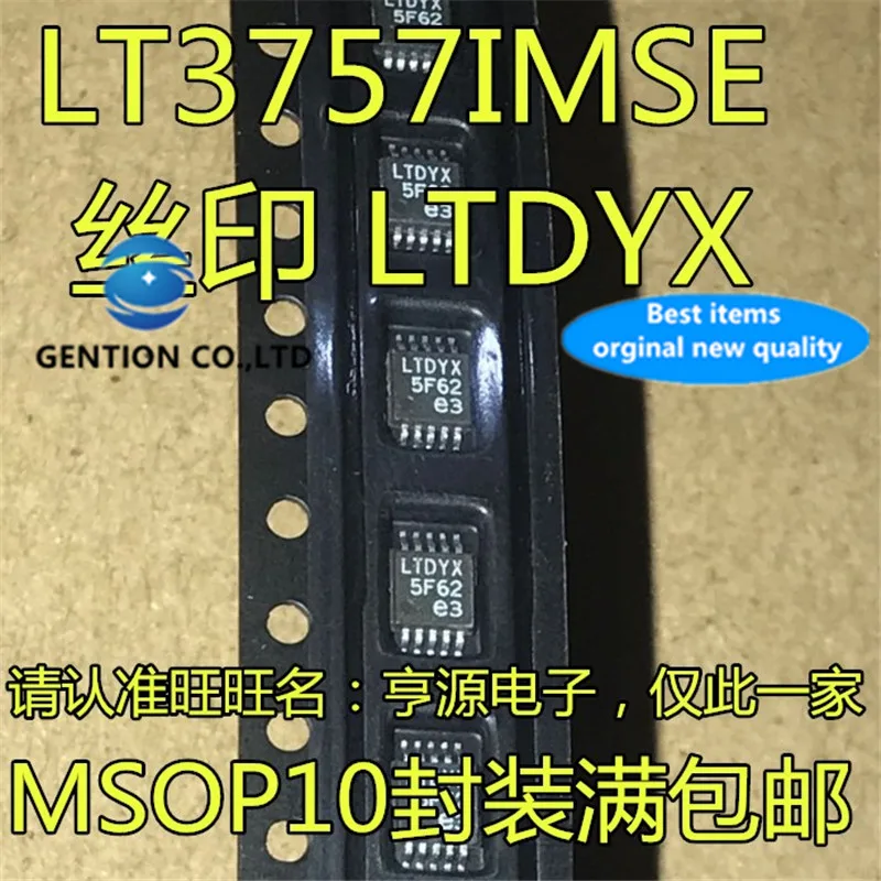 10Pcs LT3757 LT3757IMSE LT3757CMSE  Silkscreen LTDYX Negative output controller chip in stock  100% new and original