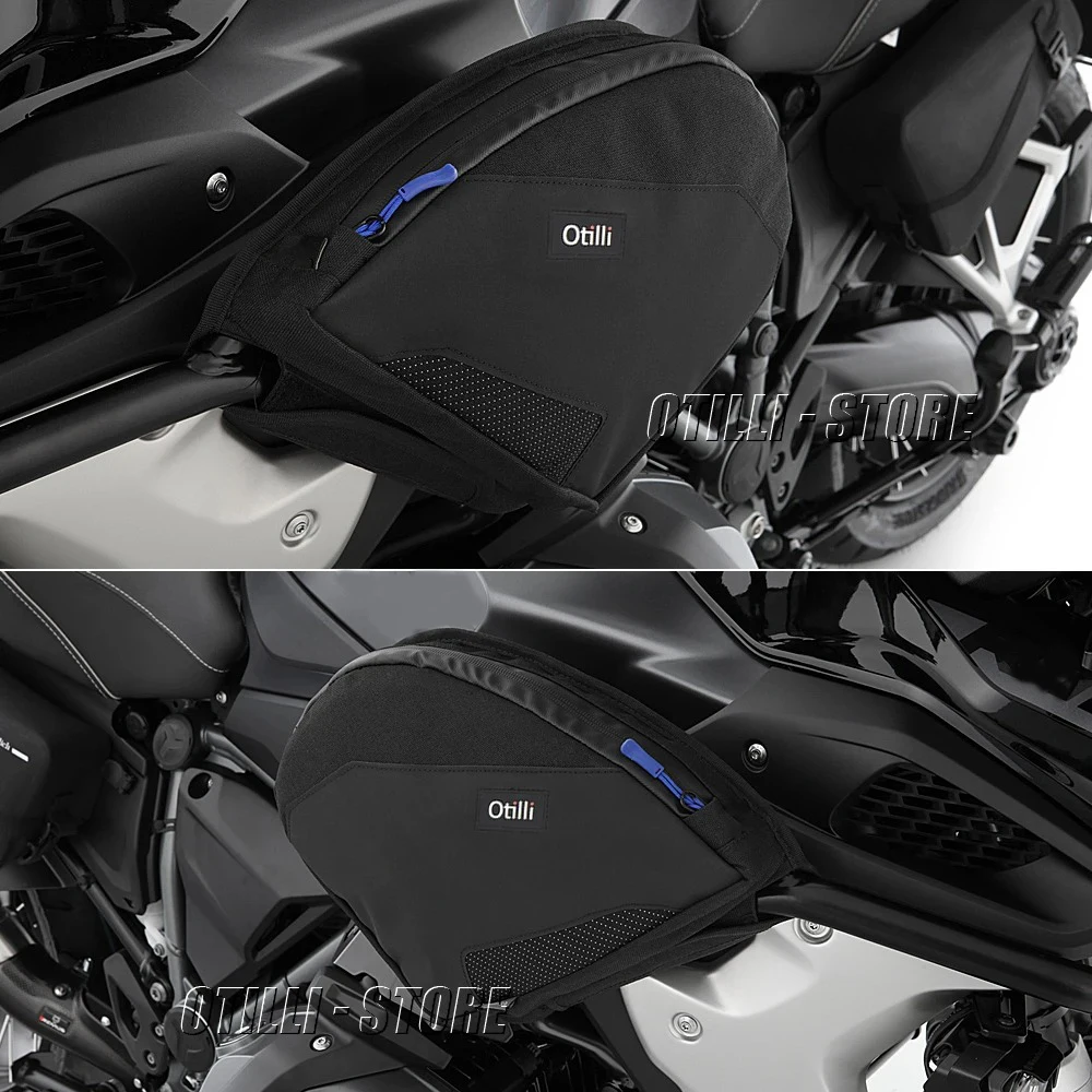 For BMW G 310 GS R1200GS LC R1250GS F 850 GS Adventure Saddlebag Frame Crash Bars Waterproof Bag Bumper Placement bag Logo