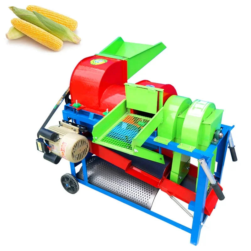 

3000W Multifunctional Threshing Machine Corn Soybean Sorghum Rapeseed Rice Fully Automatic Peeling and Tearing Food Processors