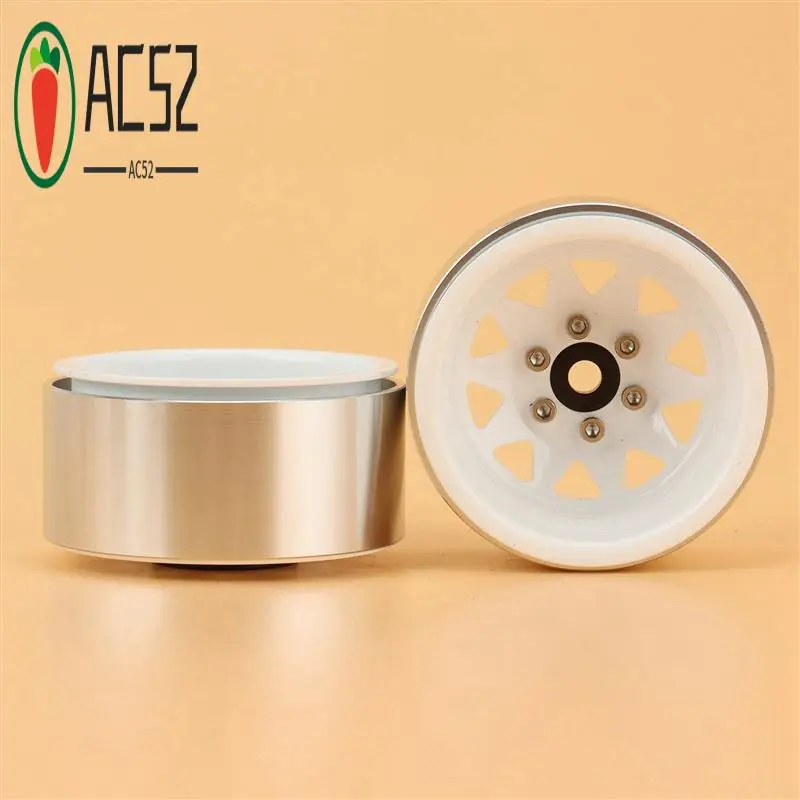 

AC52-8PCS Deep Dish 1.9 Металлический обод ступицы колеса с замком для 1/10 RC Crawler Axial SCX10 90046 Traxxas TRX4 RC4WD D90,5
