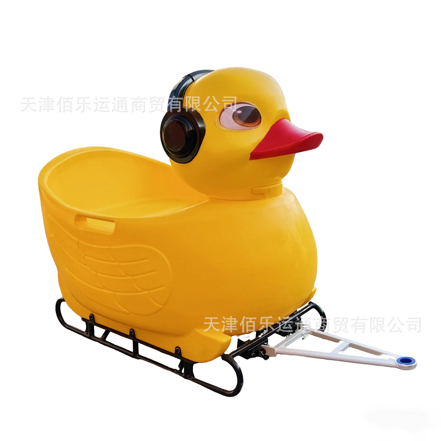 Snow Duck Sled, Ice Unicorn Bicycle, Snow Slider, Winter Fun Ice Cart, Snow Sleigh for Kids, Outdoor Winter Toys