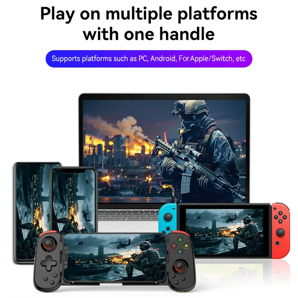 Stretchable Game Controller D6 DP Tablet Controller Wireless Handle For Switch Game Console Bluetooth Joystick For P3 P4 XBOX