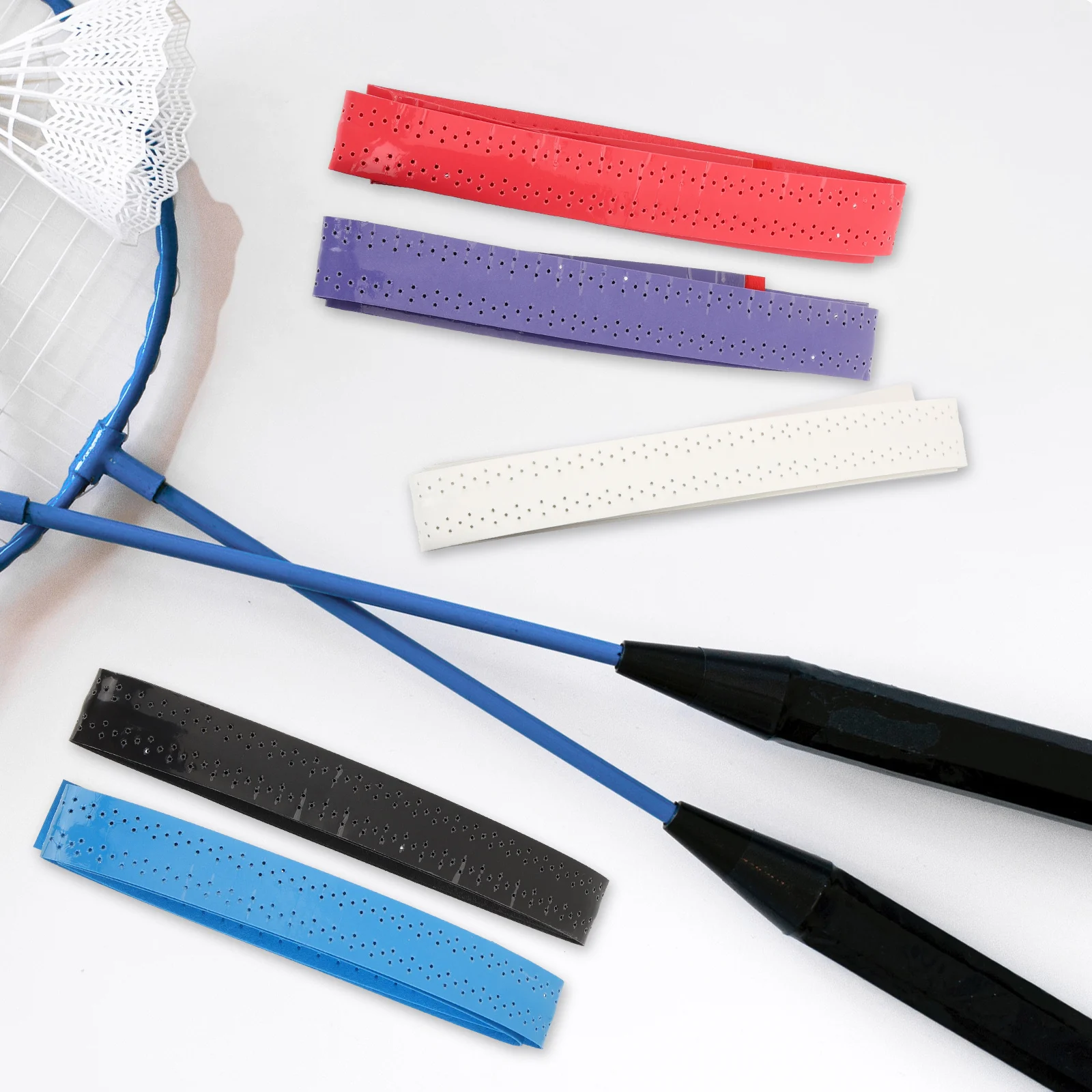 

5 PCS Badminton Racket Glue Bat Grip Tape Tennis for Accessories Handles Overgrip