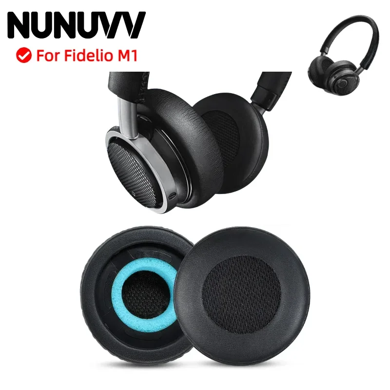 

NUNUVV Replacement Earpads With buckle for Fidelio M1 Ear Pads Earmuffs Ultra-soft Sponge Cushion Cover Repair Parts Headphone ，