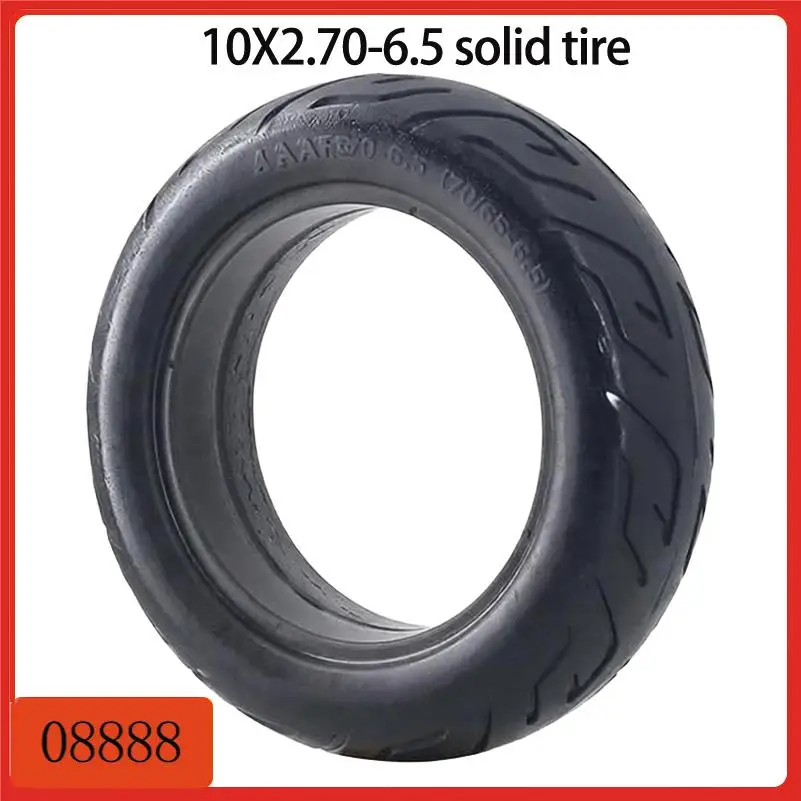 

Durable 10x2.70-6.5 Solid Scooter Tire 70/65-6.5 Puncture-Proof Explosion-Proof Accessory