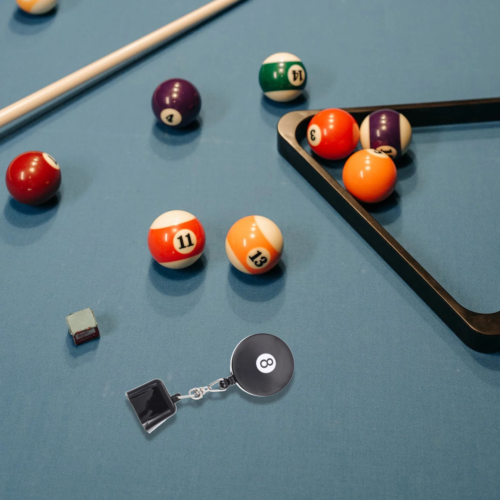 

Professional Black Rubber Pool Cue Chalk Holder Durable Lightweight Portable Cue Chalk Protector Billiard Snooker Accessory