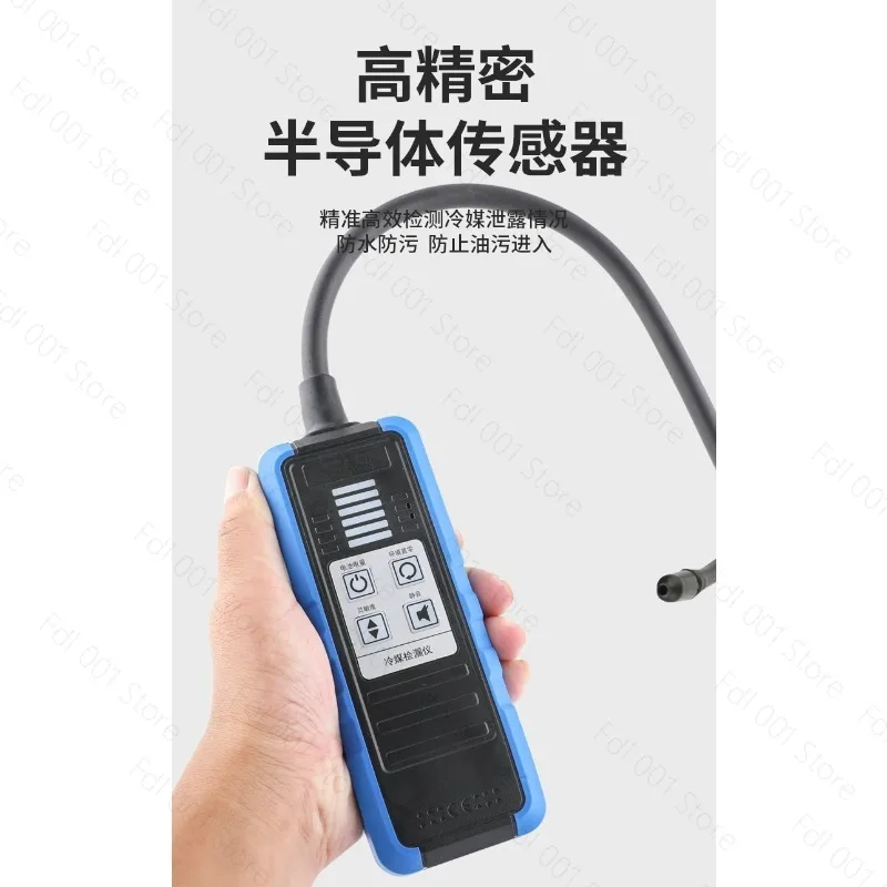 VML-1 Refrigerant Leak Detector Halogen Tester R22 R410a R32 Car Air Conditioner Automotive HVAC Leakage Check Tool