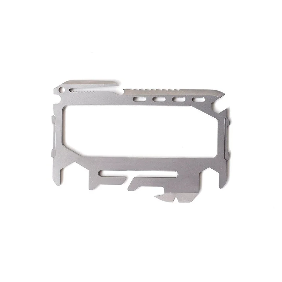 새로운 다기능 EDC 스테인레스 스틸 전술 도구 휴대용 야외 캠핑 및 생존 도구 슈퍼 실용적인 창조적 인 선물