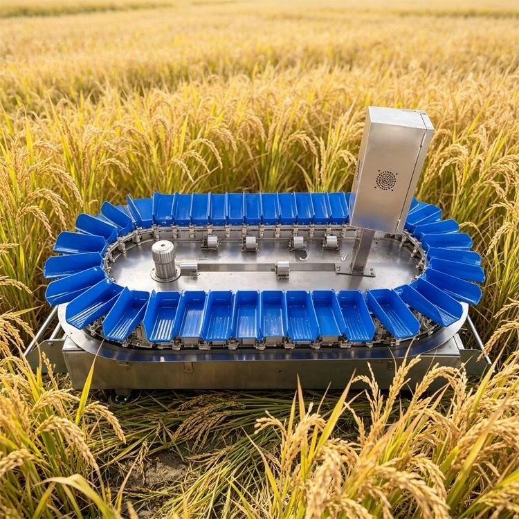 Fresh Corns Maize Weight Scale Grading Machine/ Automatic Rotary Tray Maize Sweet Potato Tomatoes Sorting Grader
