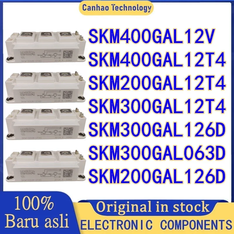 

Module SKM400GAL 12V SKM400GAL12T4 SKM200GAL12T4 SKM300GAL12T4 SKM300GAL126D SKM300GAL063D SKM200GAL126D and stock