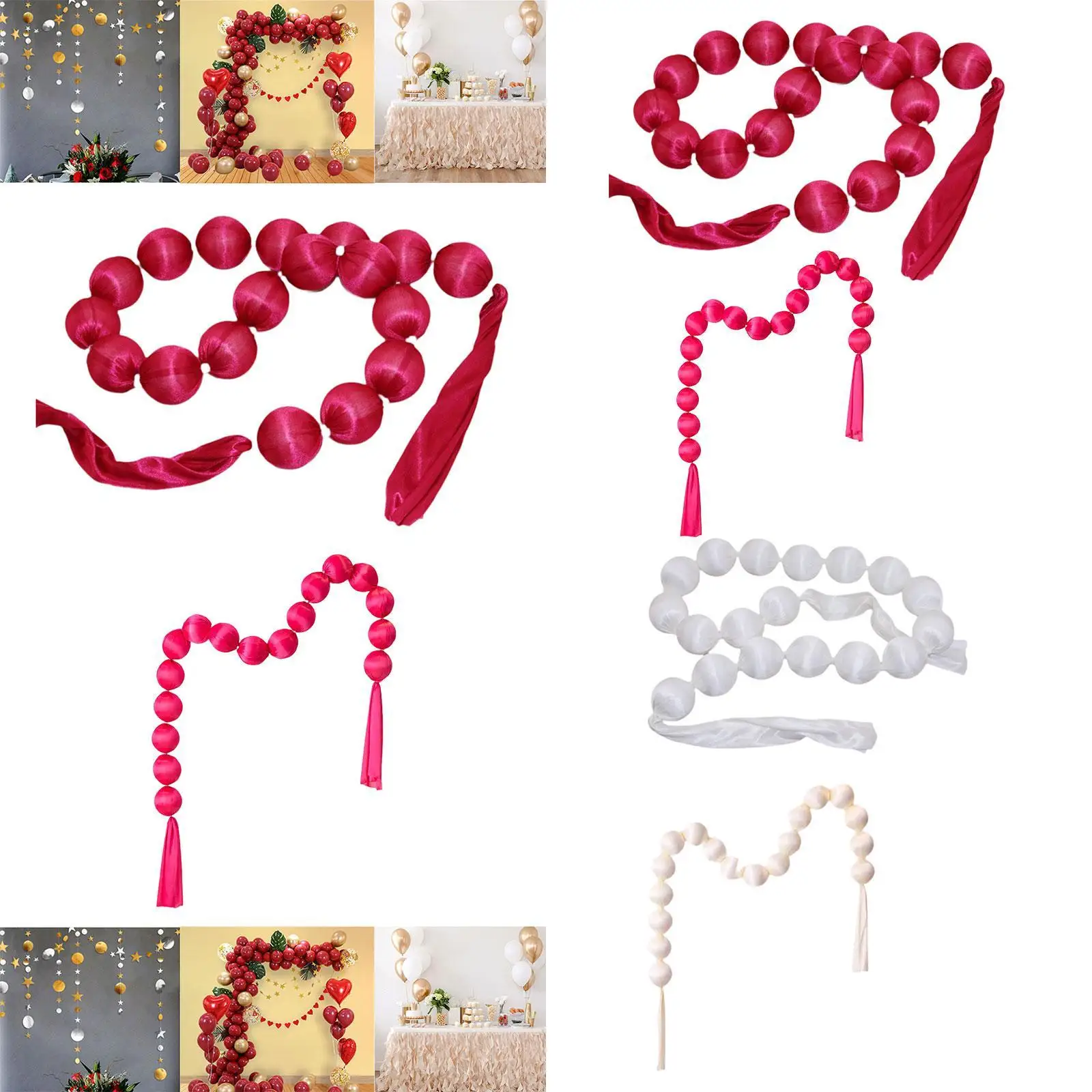 مشاريع إكليل الكرة الرغوية DIY ديكور المنزل الجدار شنقا الزفاف اليدوية