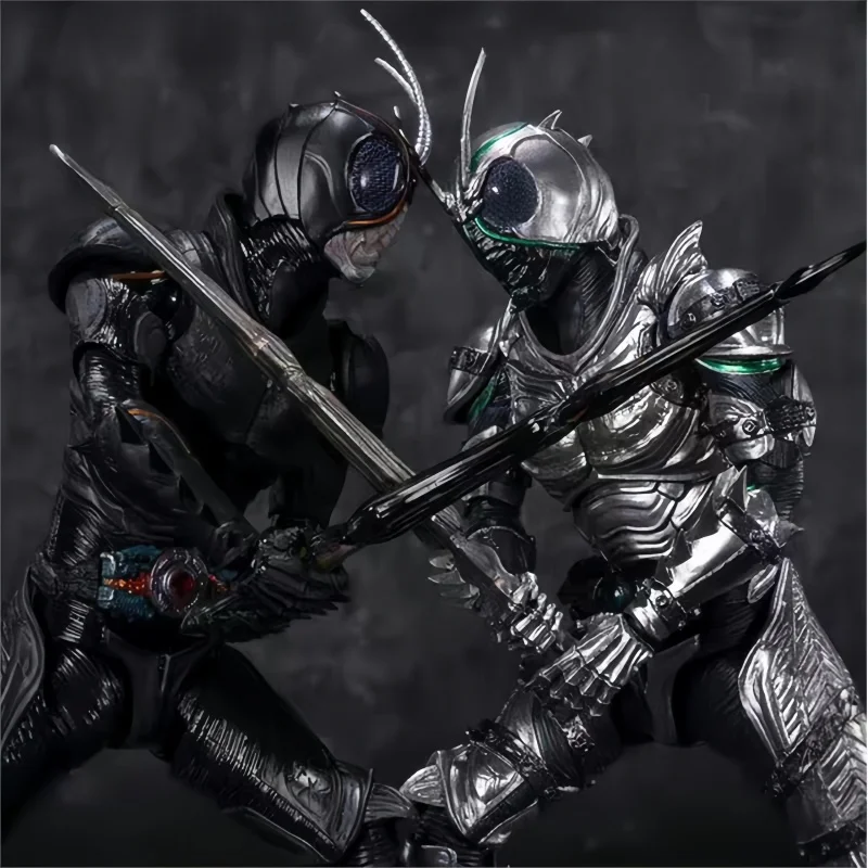 In Stock High Quality Mask Rider Shf Black Sun Shadowmoon Model Action Figures Toy Decoration Festvial Trendy Toy Surprise Gifts