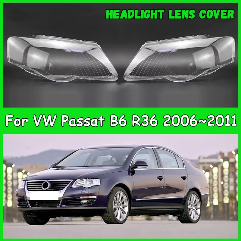 

For VW Passat B6 R36 2006 2007 2008 2009 2010 2011 Car headlight cover Headlamp Shade dust cover for headlights car accessories