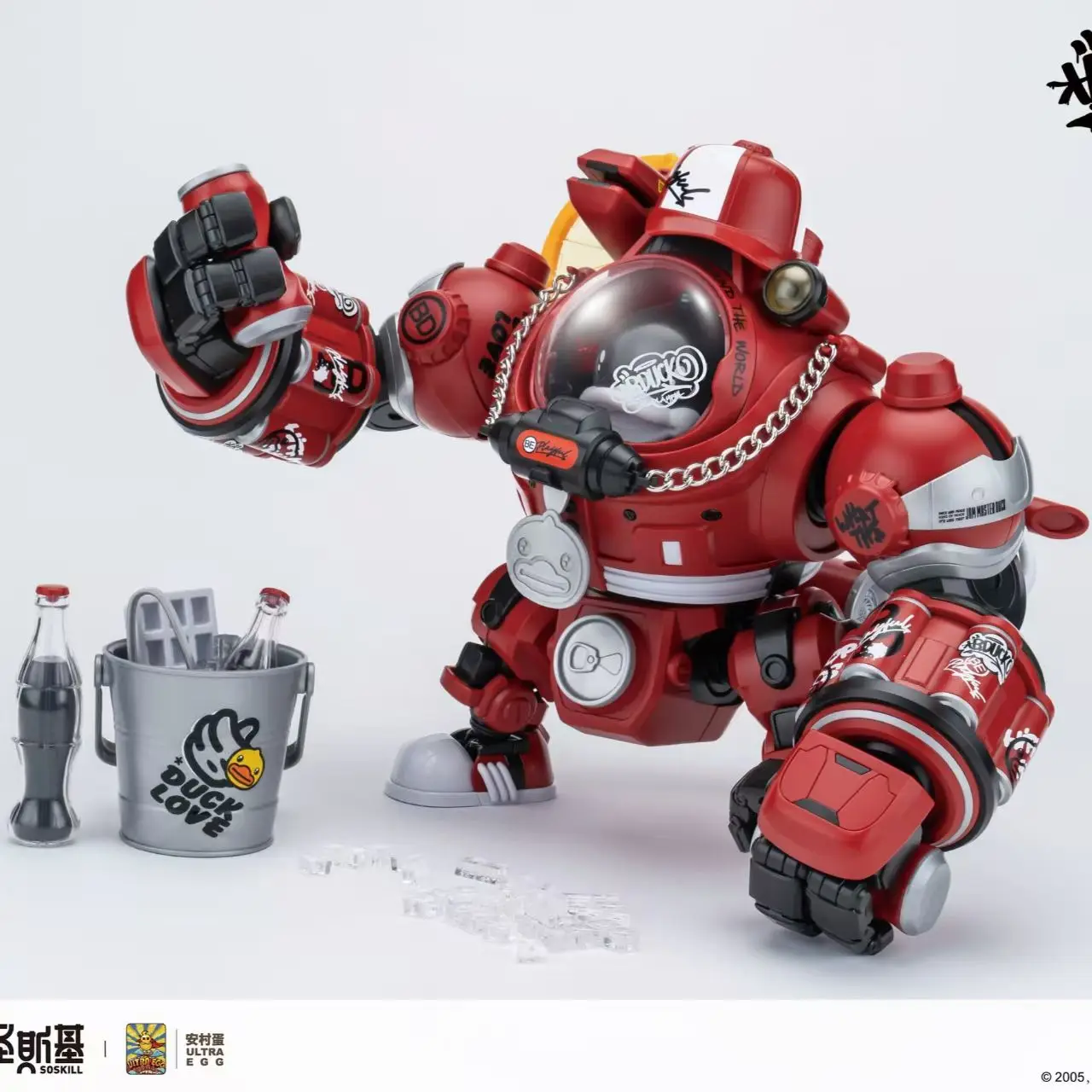 

YOLOPARK Hiphop Duck, готовая модель, подвижная игрушка, модная игрушка, подарок, украшение, в наличии