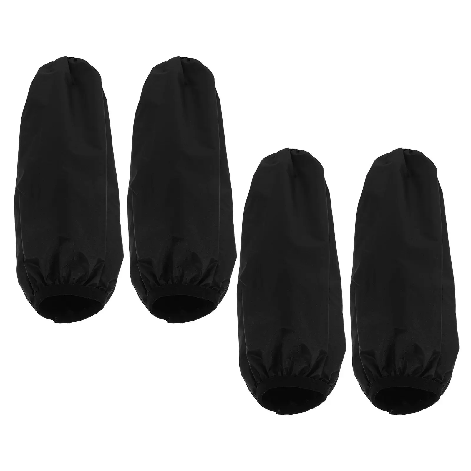 

2Pairs Black Waterproof Arm Sleeves Long Oilproof Protective Covers Cooking Gardening Cleaning Forearm Protectors