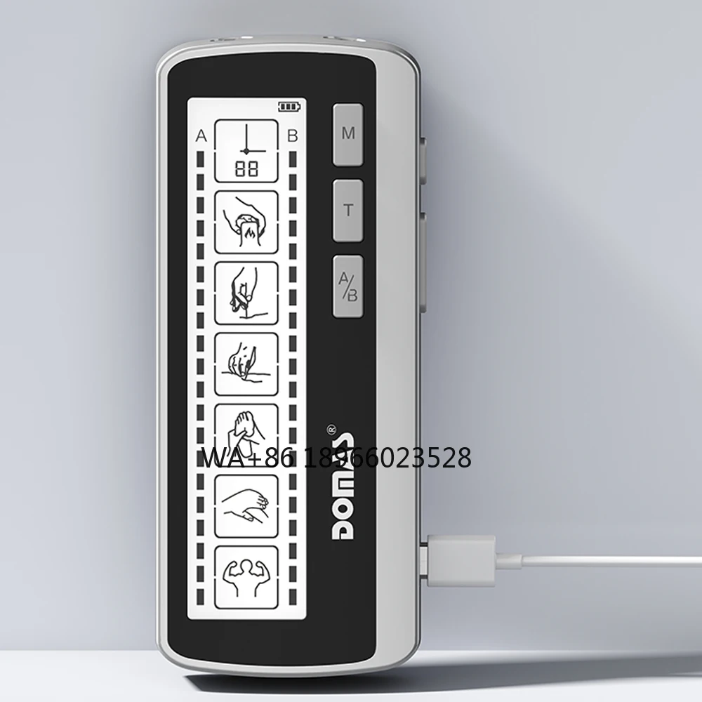 

Portable USB charging nerve stimulator Parkinsons disease treatment device pads machine for muscles