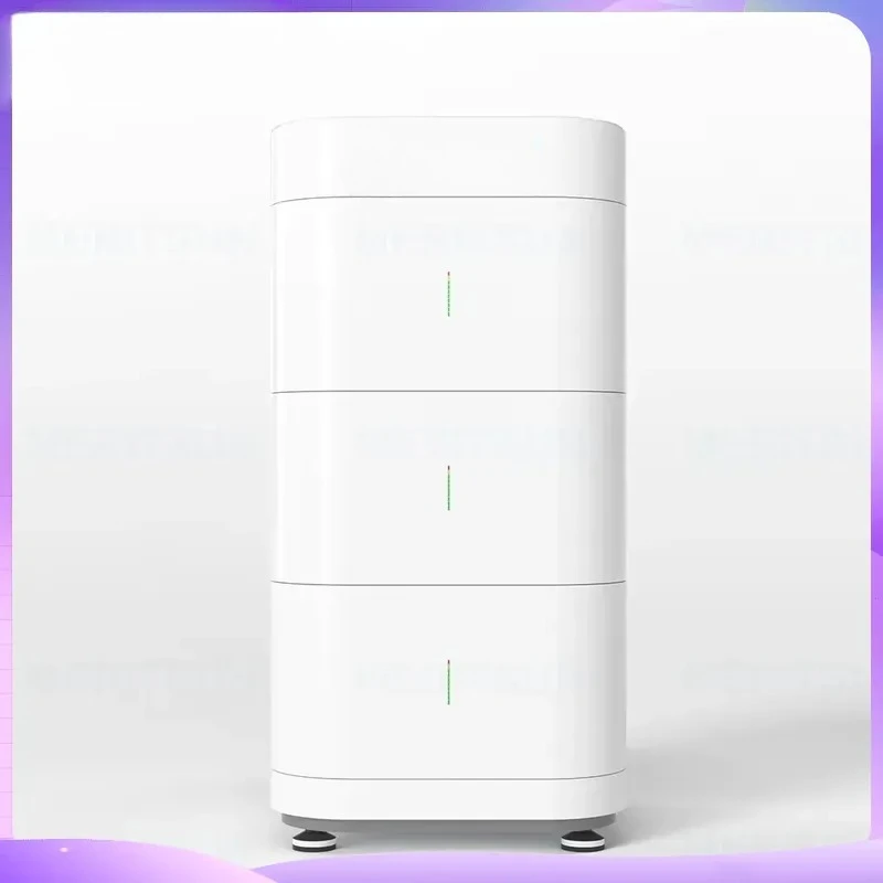 8000 Cycle Stacked Lithium Battery Solar System Off Grid Energy Storage Power Wall Home Backup PV Panel Kit High Capacity
