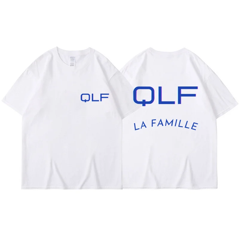 Qlf La Famille Men Women Fashion T-shirts Male Cotton West Tshirt Le Monde Chico Album for PNL Lovers French Rap Band Print Tees