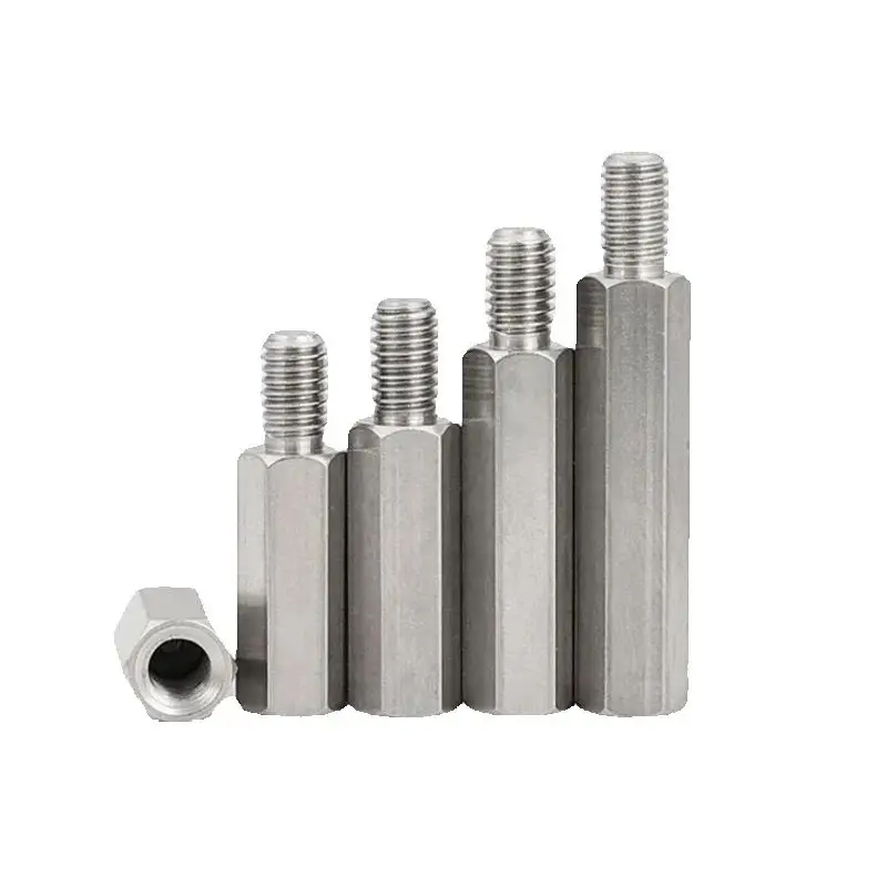 M2-M10 304 Stainless Steel Standoffs Screws Nut Hex Pieces Male Female Motherboard Spacer Laptop Screw for PCB Circuit Board