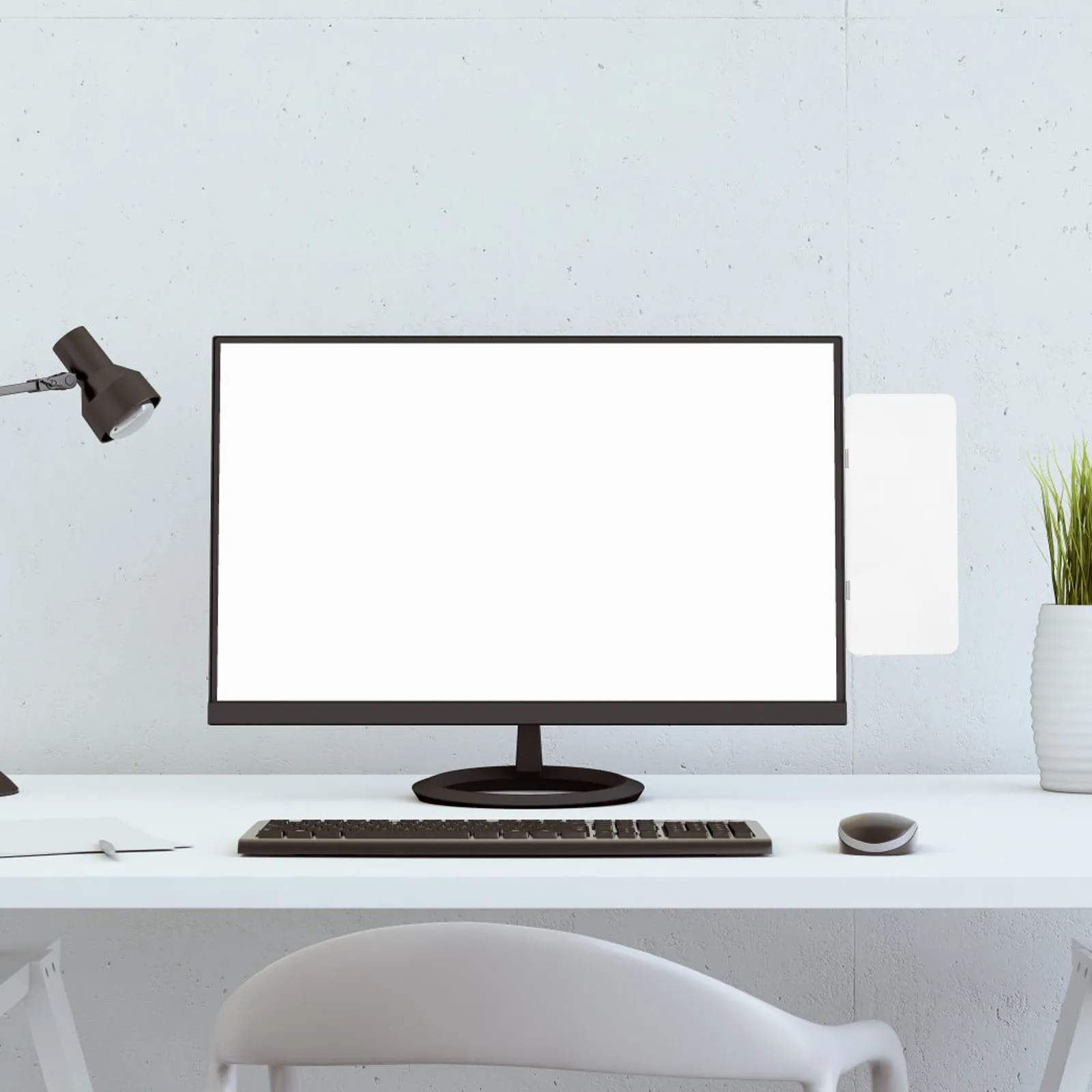 

Computer Monitor Memo Board Magnetic Monitor Side Panel Office Desk Accessories Memo Screen Message Board Desk Decorations