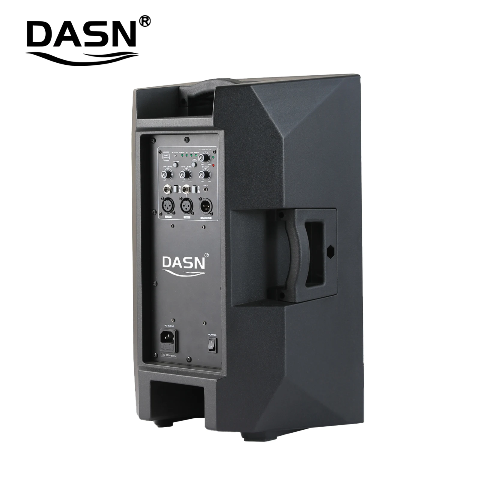 DASN SCA8DF 8 Inch 200W RMS DSP Outdoor DJ Stage Home Theatre Active Plastic Full Frequency Speaker Audio System Sound