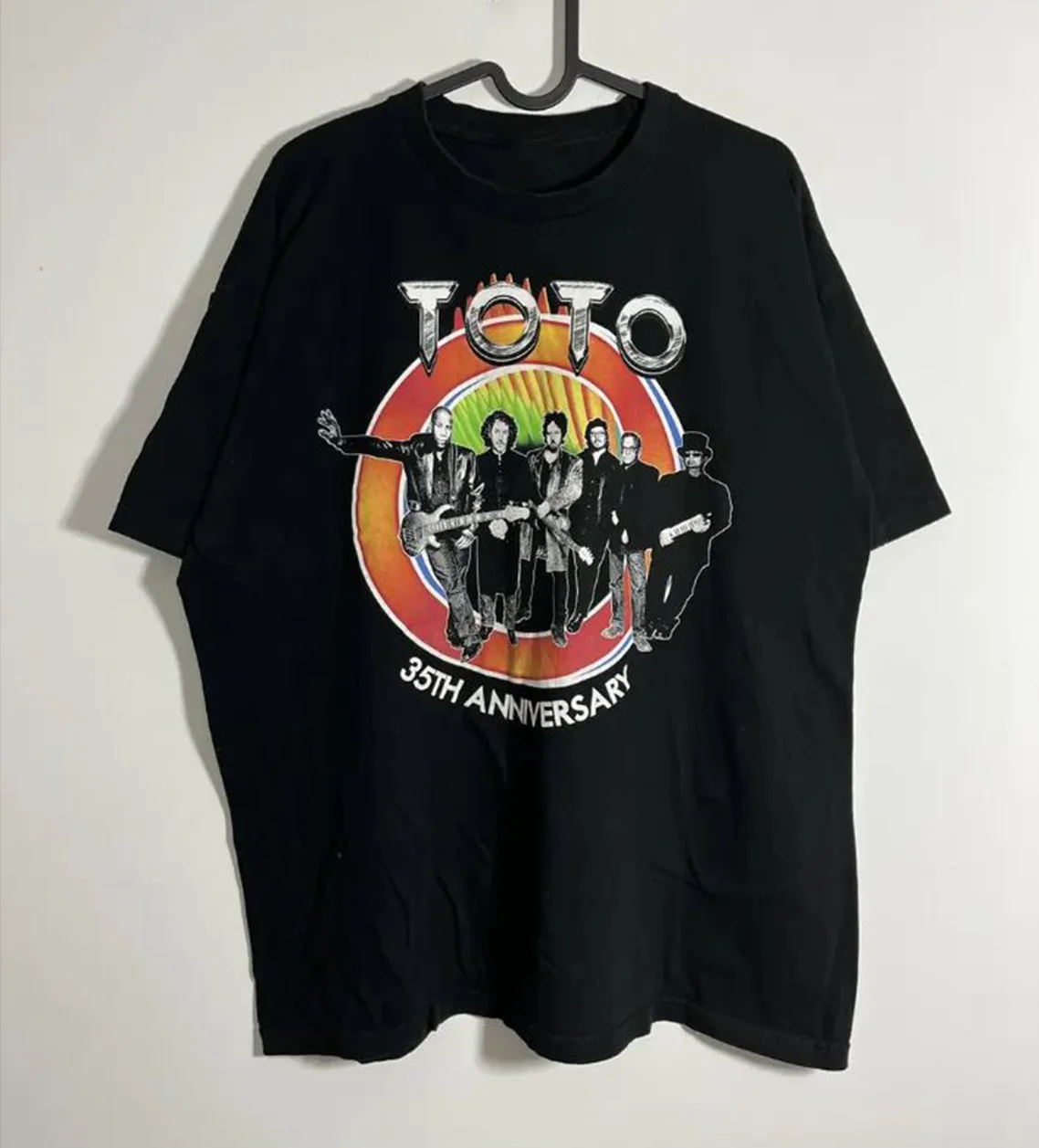 Toto Band Rock 35th Anniversary T-Shirt Cotton For Men Women CS0276