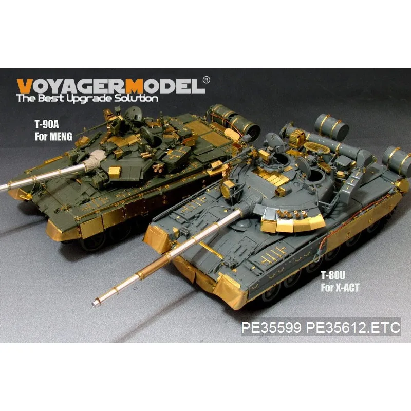 Voyager Model PE35612 1/35 Scale T-80U Soviet/Russian Main Battle Tank (For X ACT XS35001) )