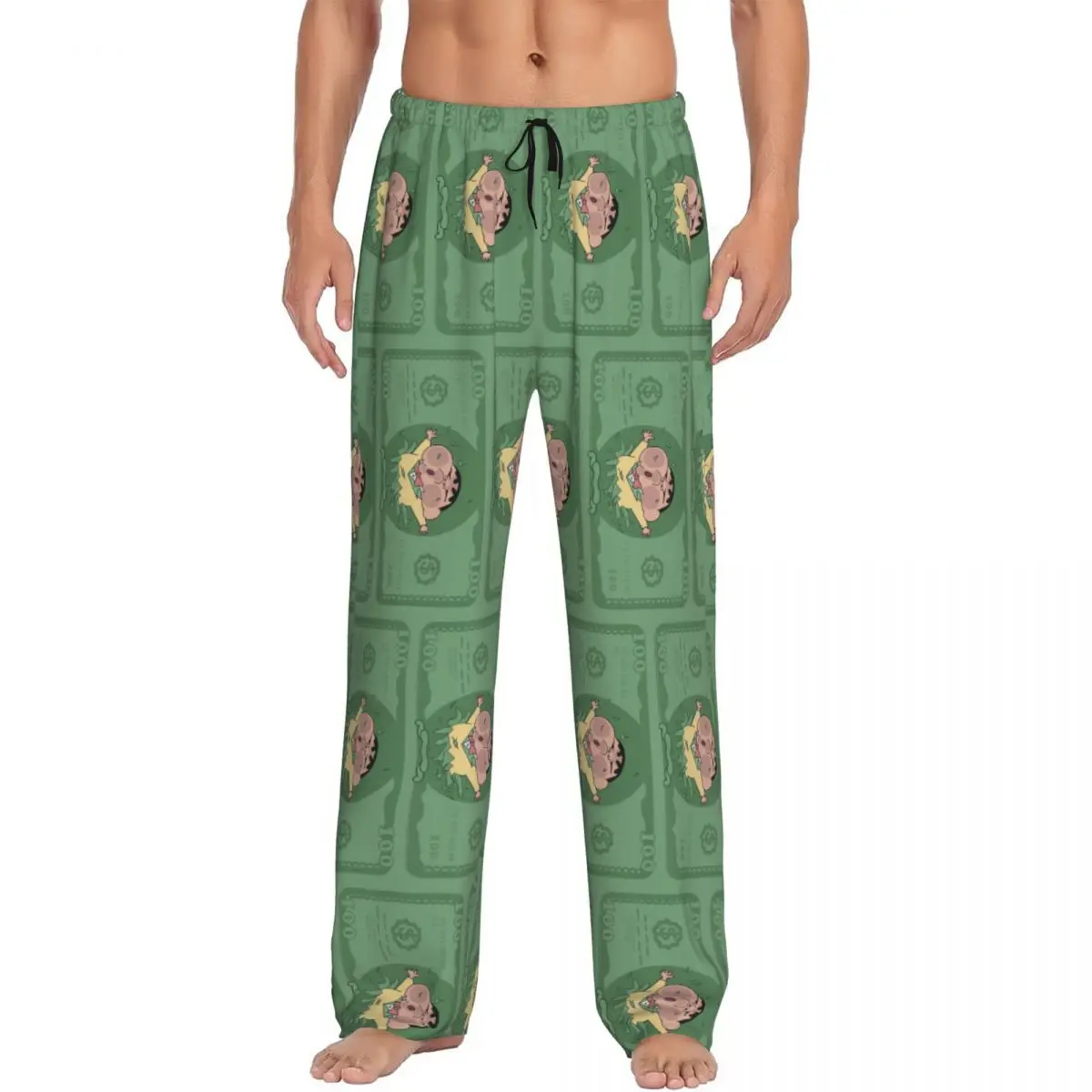 

Custom Print Men's Crayons Shin-chans Cute Anime Pajama Pants Sleepwear Sleep Lounge Bottoms with Pockets