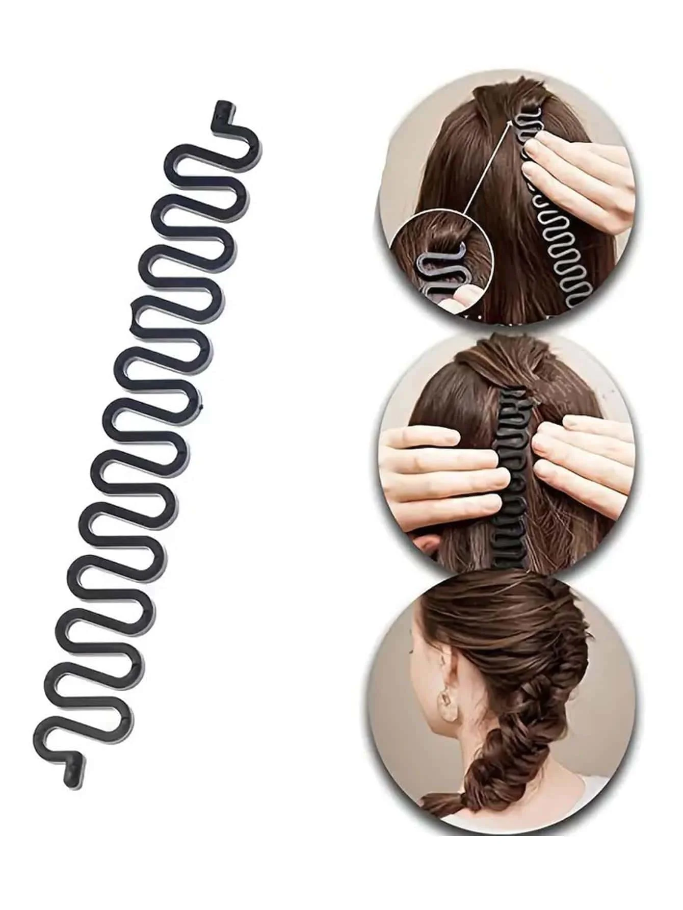 1PC Black Fishbone …