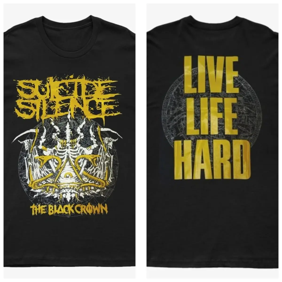 Punk Tops Rock Heavy Metal Band Short Sleeve Cotton Crew Neck High Quality T-Shirt Casual Fashion Loose Printed Top Unisex