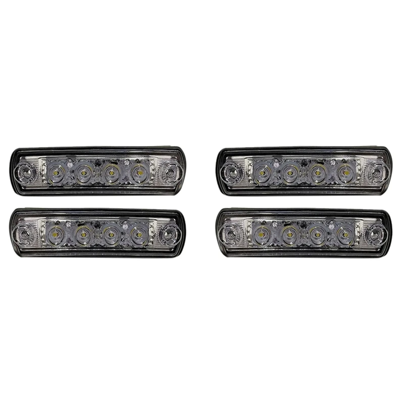 4Pcs 24V Truck LED Sun Visor Light Sunshade Light For MAN Truck TGX Truck TGS 81252606121