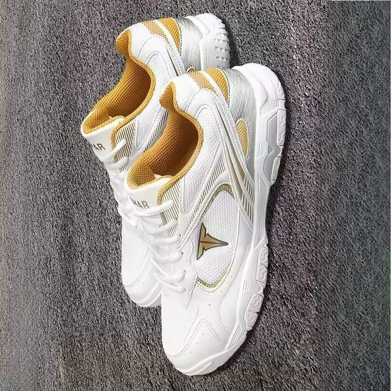 Original Brand Badminton Shoe Mesh Breathable Tennis Shoe Super Light Indoor Court Shoes Good Quality Table Tennis Shoes Couple