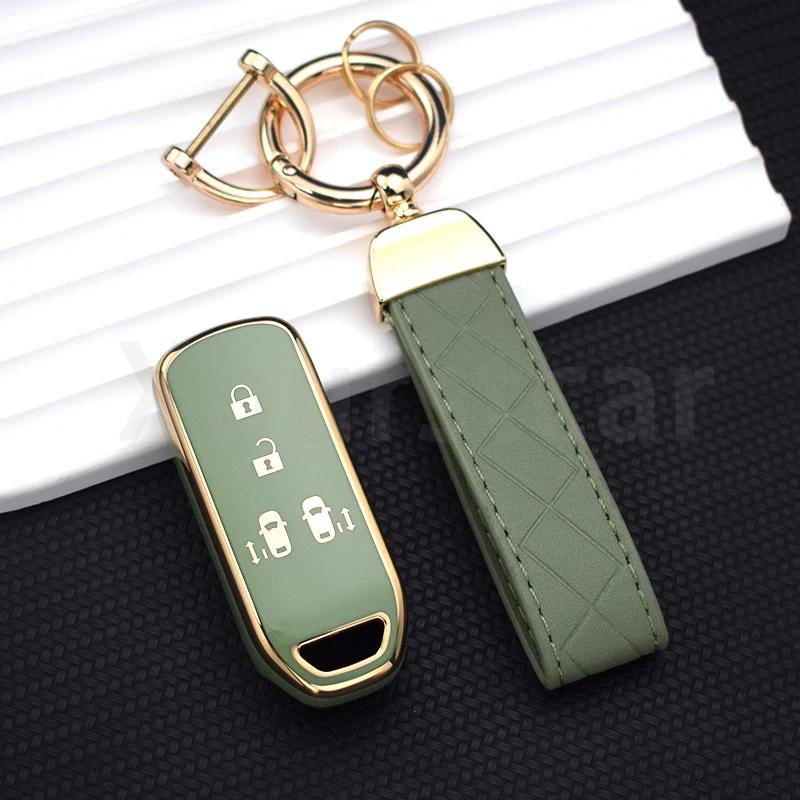 2/4 Buttons Soft TPU Key Case Cover For Honda N-BOX N-ONE N-WGN N-VAN Custom Wgn Custom Shell Fob Holder Protector