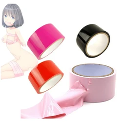 BESTCO 18+ Sex Toys PVC Inviscid Esd Tape Bondage Binding Static Restraint Belt BDSM Adult Couple Game Bed Tied Rope Accessories