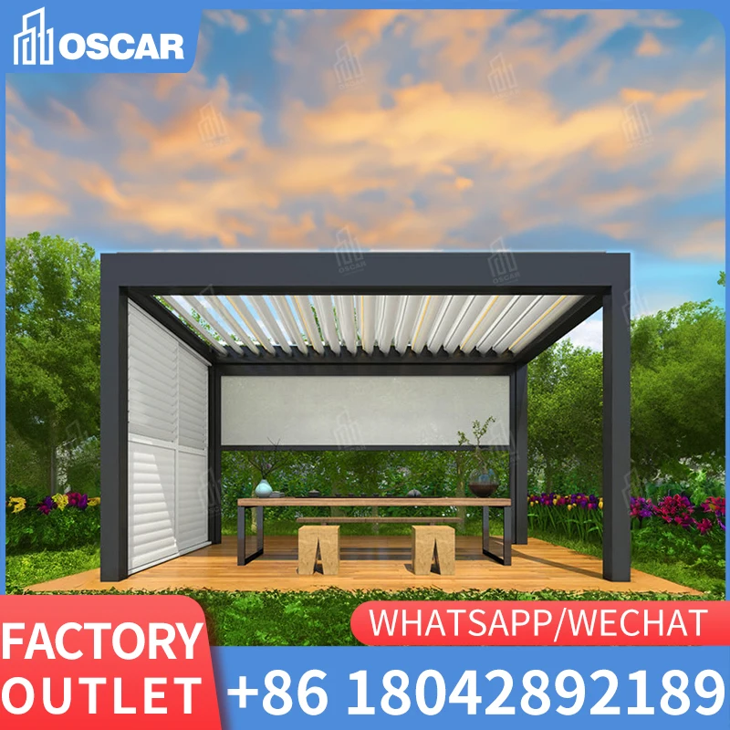 

louvered roof kits high quality outdoor remote control pergola aluminium bioclimatic motorized r electric sli