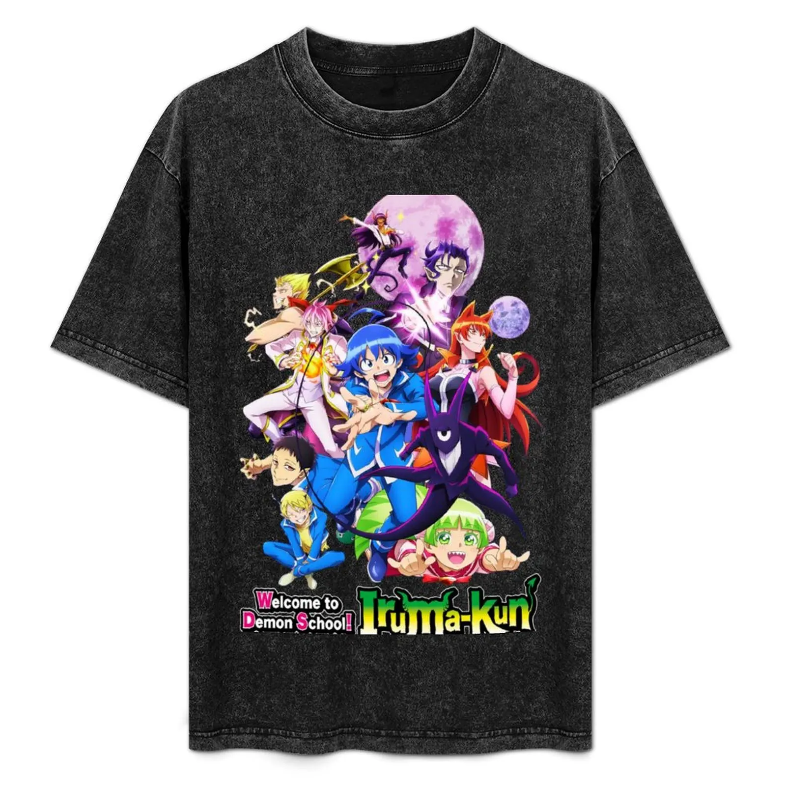All Times of Anime Welcome to Demon School Iruma Kun T-Shirt Large Size Breathable Tee