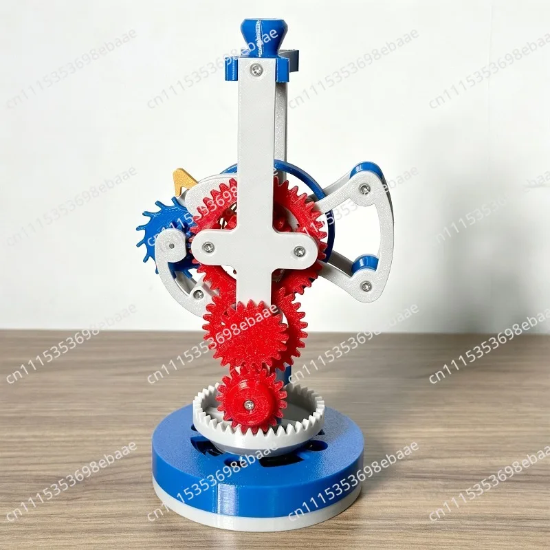 For Eagle Eye Twin-Axis Tourbillon DIY Mechanical Educational Model Kit Desk Ornament