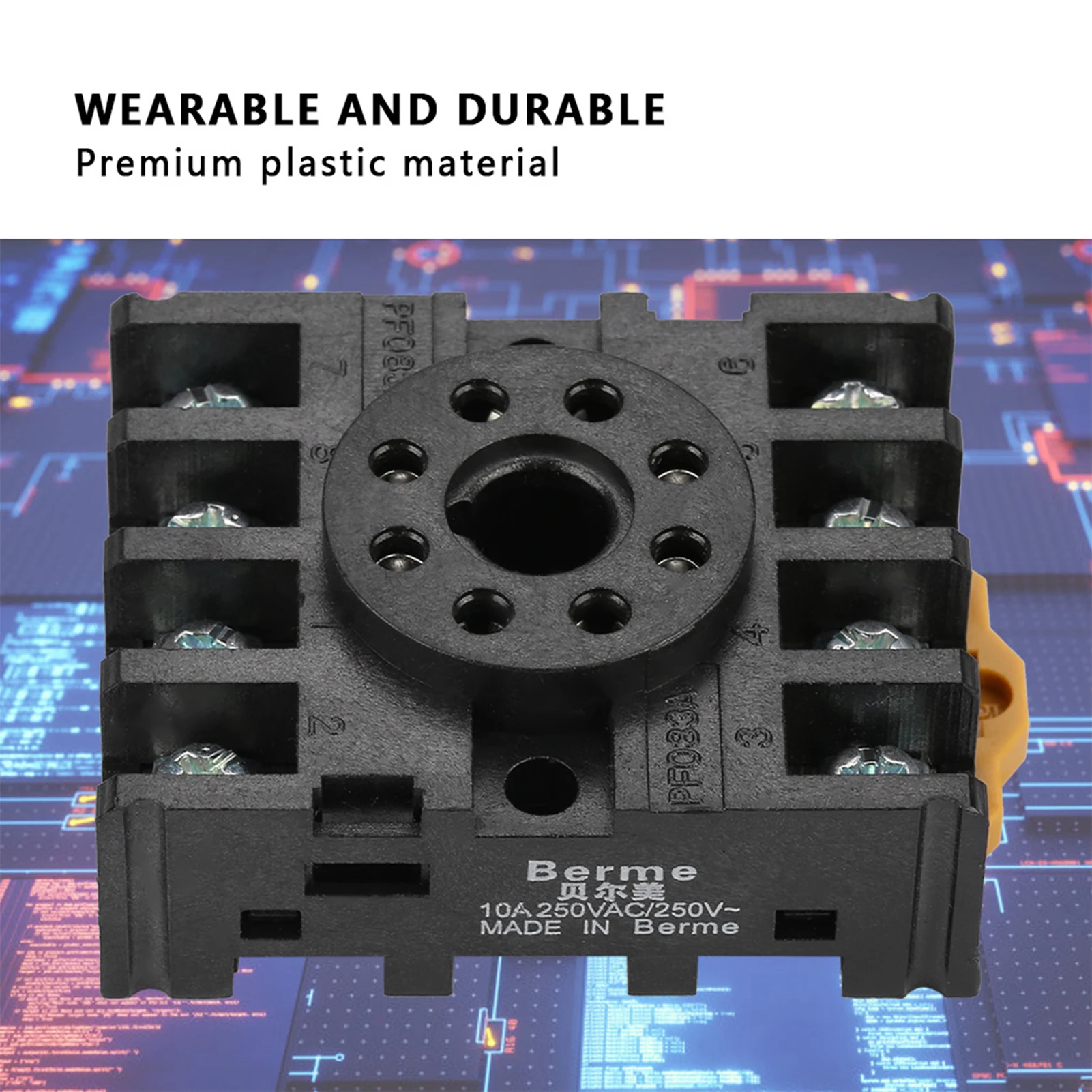 8 Pins Relay Base P…