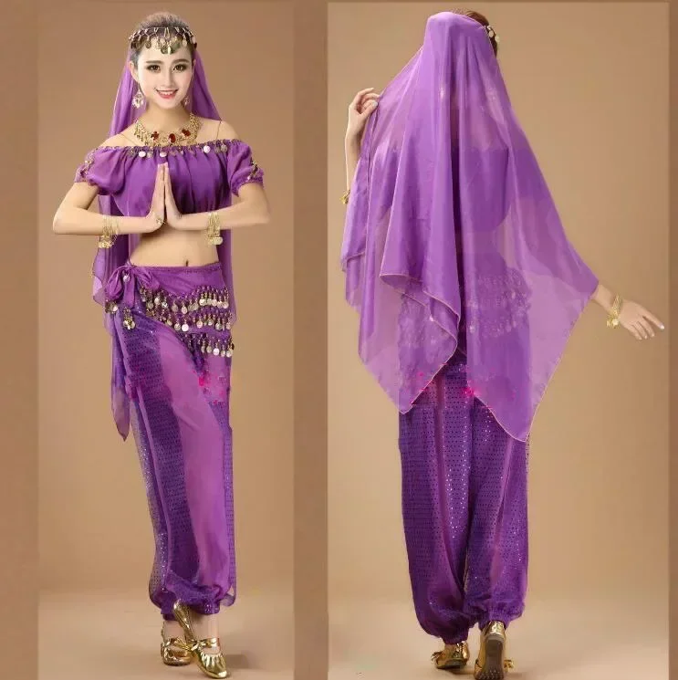 

New Lady Belly Dance Costume Bollywood Costume Indian Dress for Performance Stage Wear Women Dance Dress 2/3/4/5/7 Pcs