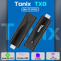 TANIX TX8 Smart TV Box Android 10 TV Stick Allwinner H313 2GB 16GB 2.4G WIFI 4K MINI TV Dongle