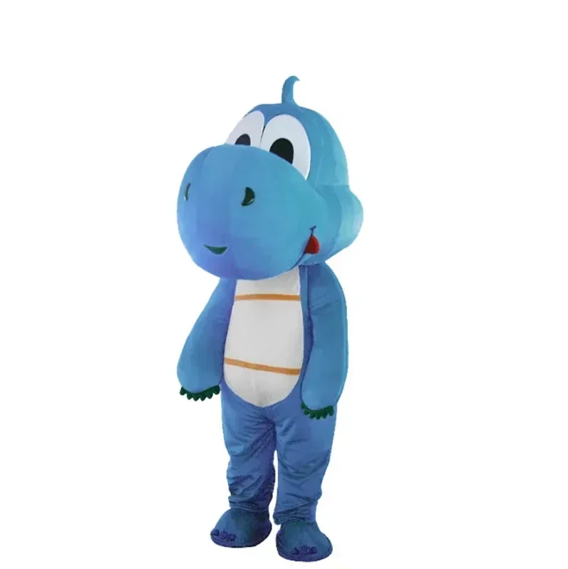 التميمة الأخضر ديناصور التنين فستان زي حفلة مفاجأة الملابس البدلة الإعلان باسكر أداء الشارع الدعائم #1